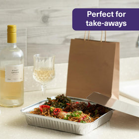 MATANA 25-pack 9x9 oven-safe tray for baking and transport