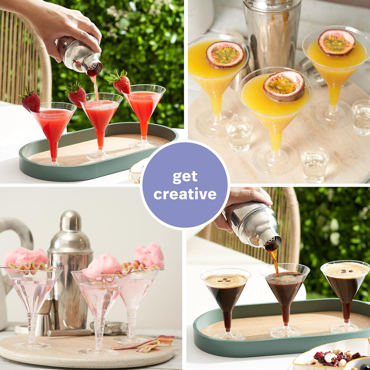 Matana 48 martini glasses suitable for kids’ parties and safe use.