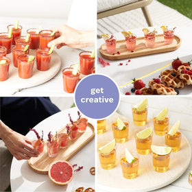 MATANA versatile serving option for dessert shots and sampling stations