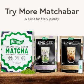 MATCHABAR easy-clean design supports quick rinsing after use.