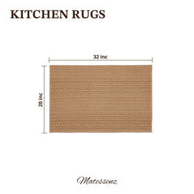 MatEssenz boho style kitchen rug adds warm decor to any space