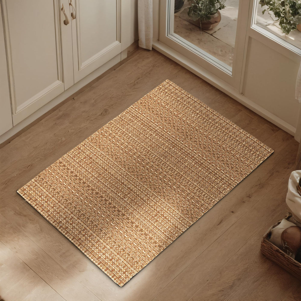 MatEssenz durable interlocking weave maintains shape in busy homes