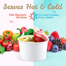 MATICAN white treat cups shown in bulk packaging for easy disposal.