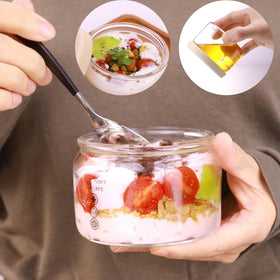 Matifaner borosilicate glass construction is sturdy, long-lasting, and reusable.