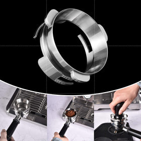MATOW funnel prevents mess during grinding for cleaner countertops.