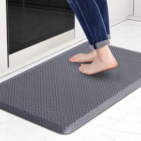 Mattitude cushioned kitchen mat for long standing comfort in the kitchen