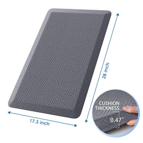 Mattitude non-slip bottom keeps the mat in place on slick floors