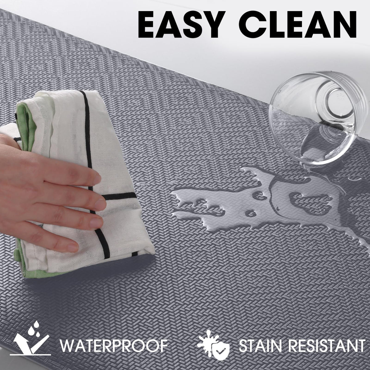 Mattitude stain-resistant material maintains a fresh look
