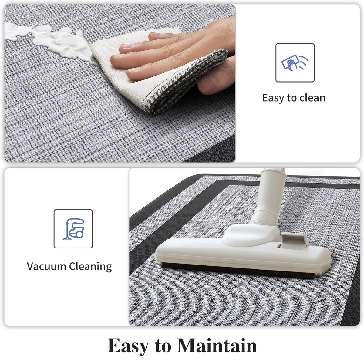 Mattitude kitchen mats compact 17-3x29 inches option for smaller spaces.
