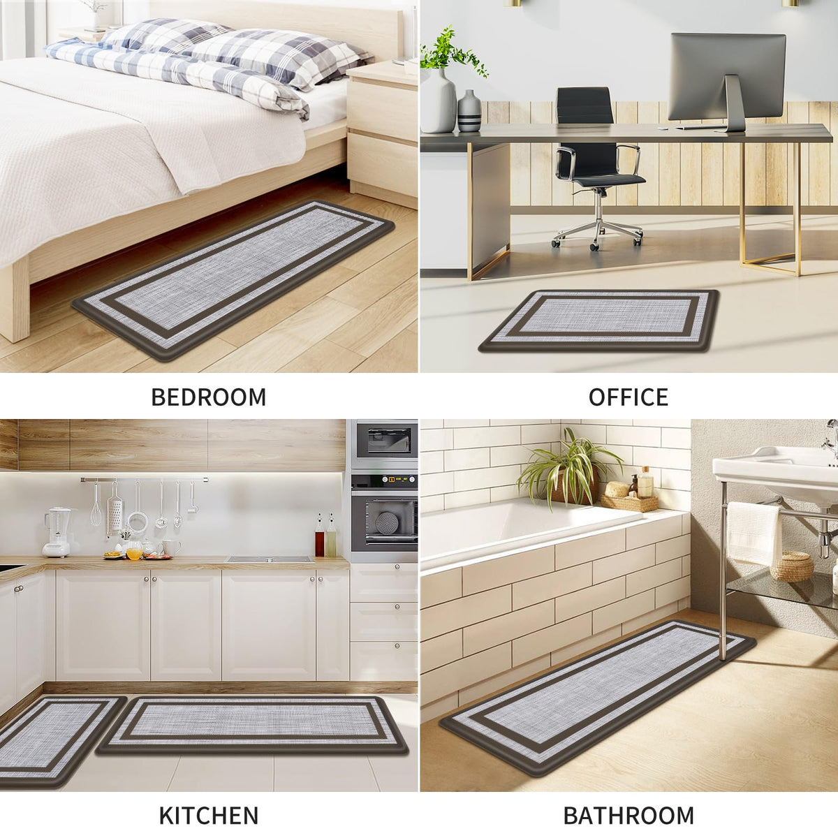 Mattitude mats support comfort across kitchen, floor, office, sink, and laundry spaces
