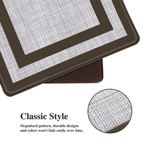 Mattitude close-up shows texture and 0.40-inch thickness for ergonomic standing comfort