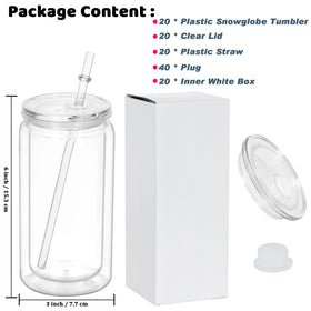 Maucircol clear lid showcases décor while keeping drinks tidy.