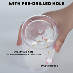 Maucircol silicone plug included to seal the finished snowglobe.