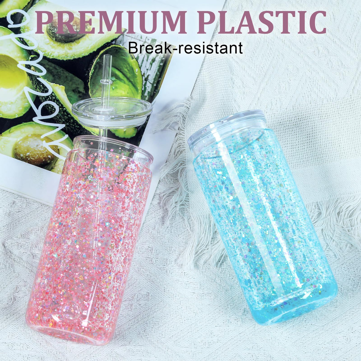Maucircol snow globe tumbler kit with included cups and tools