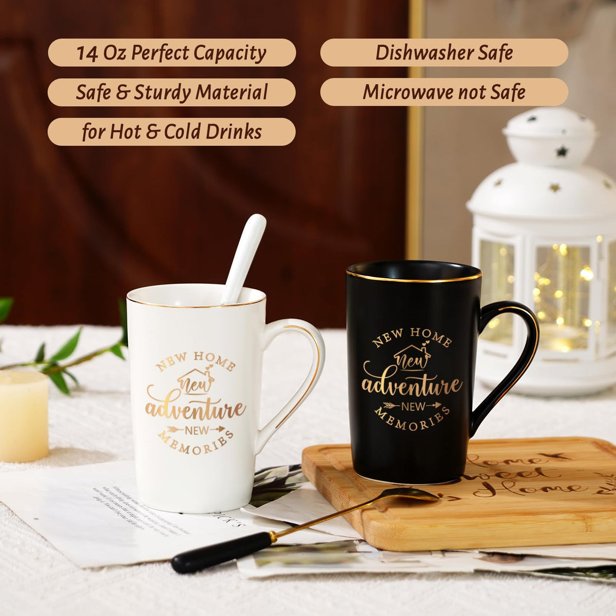 Maustic gold spoons set adds a touch of elegance to everyday dining