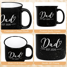 Maustic Mom and Dad Mugs long lasting print maintains vivid design