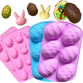 Mauts chocolate molds Easter eggs large purple for easy homemade chocolate gifts.
