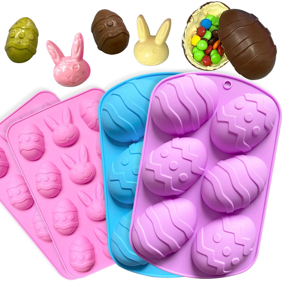 Mauts chocolate molds Easter eggs large purple for easy homemade chocolate gifts.