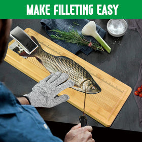 MAVOTER bamboo cutting surface – durable, odor-free for repeated use