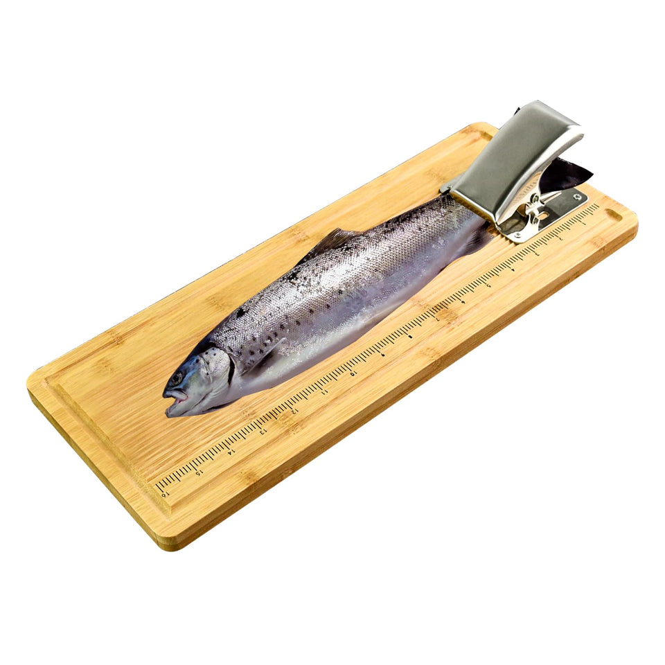 MAVOTER fish cleaning board with clamp – secure grip for precise filleting
