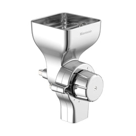 Mavouse grain mill attachment grinding wheat to produce fresh flour textures.