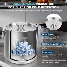 Mawisek ice tongs for precise, hygienic ice transfer