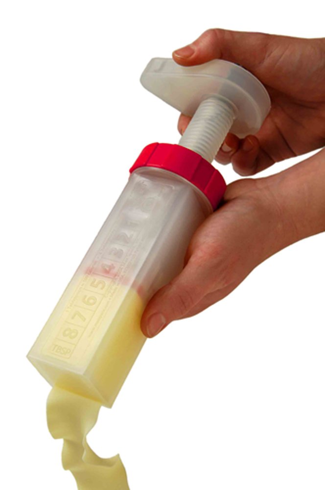 MAX SPACE Butter Mill dispensing butter portions on toast for precise spreading