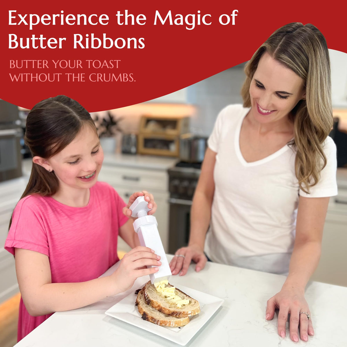 MAX SPACE Butter Mill used with fridge-cold butter ready for immediate use