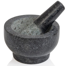 Maxam granite mortar and pestle close-up highlighting durable daily-use construction