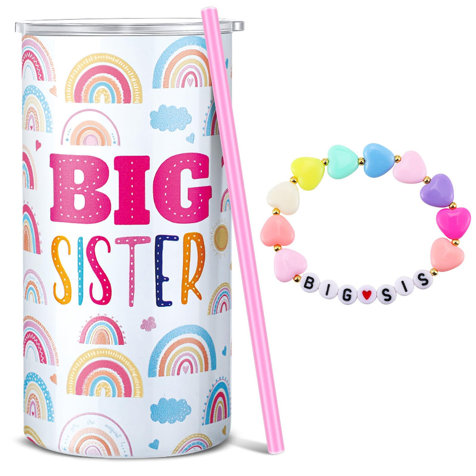 Maxcheck big sister tumbler with lid and straw for spill-resistant sipping