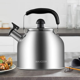 MAXCOOK compatible with gas, induction, and electric stoves.