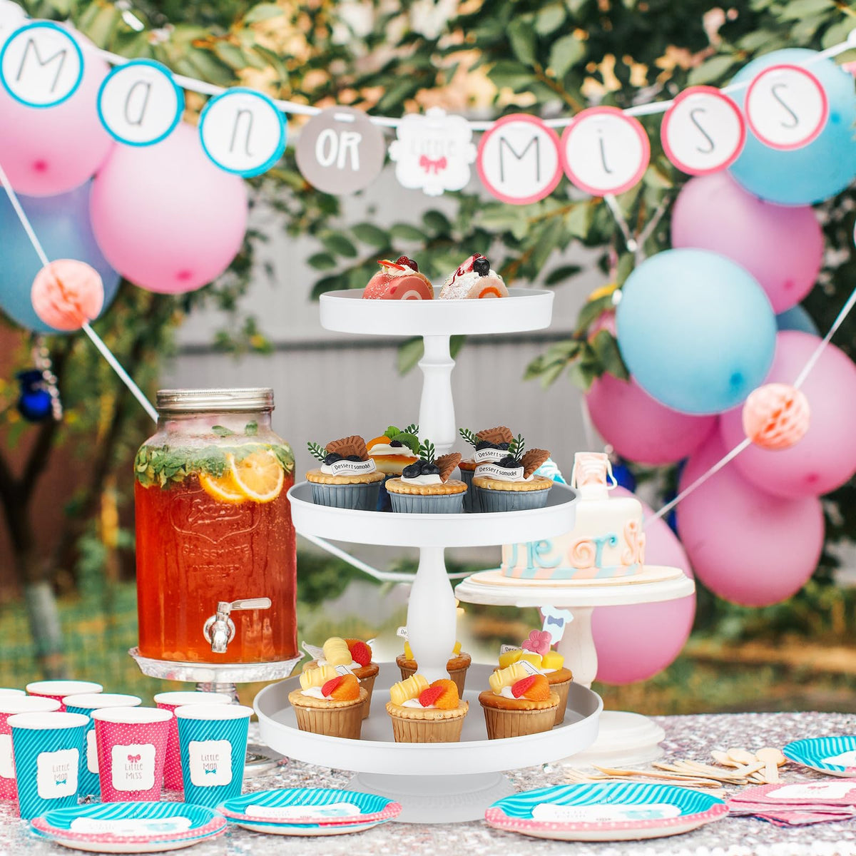 Maxdot versatile dessert display saves space for pastries and fruits