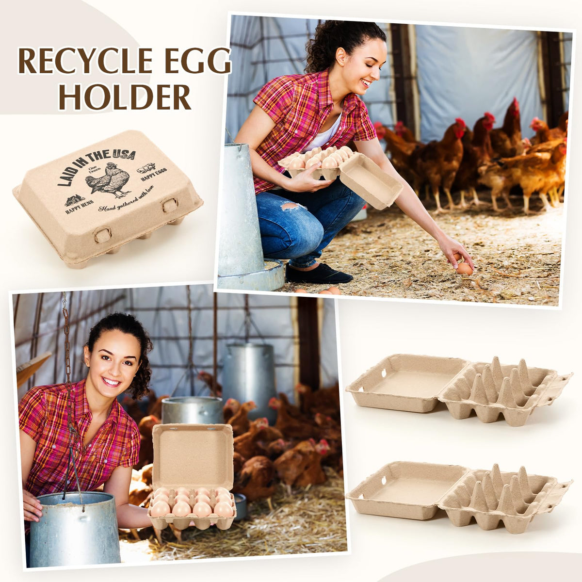 Maxdot paper pulp trays are reusable, durable, and versatile for storage or DIY uses.