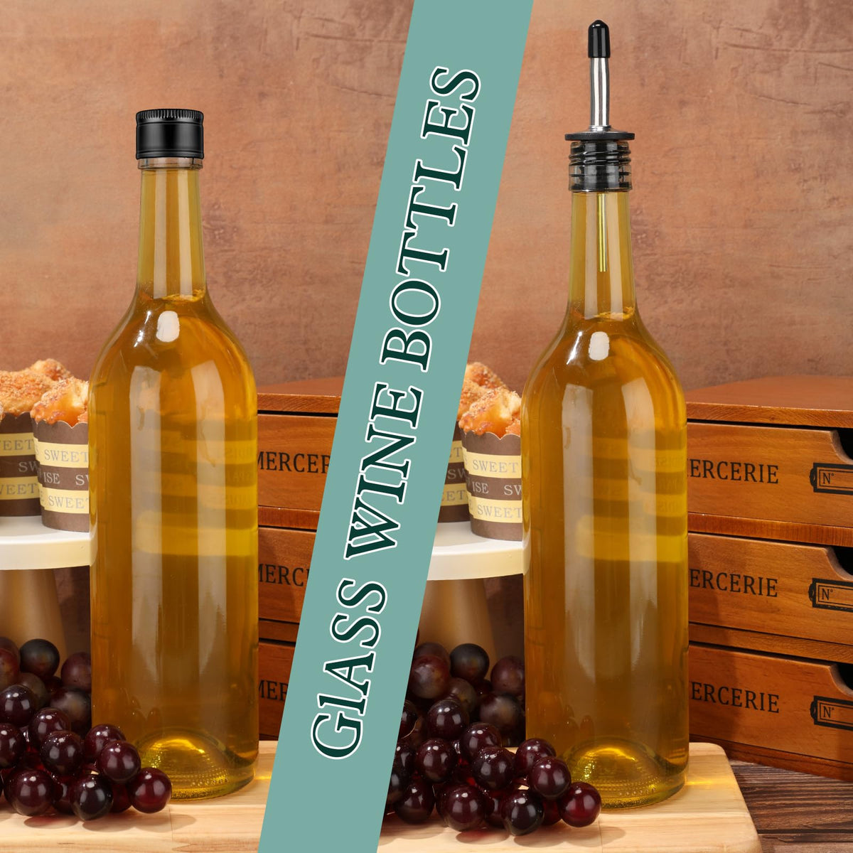 Maxdot screw-cap closures seal contents and prevent spills between uses.