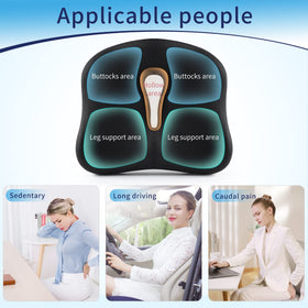 Max&Love memory foam cushion with removable cover is easy to clean.