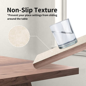 Maxpearl indoor-outdoor placemats bring versatile style to any table setting.