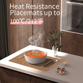 Maxpearl placemats suitable for indoor and outdoor dining, ideal for picnics and gatherings.