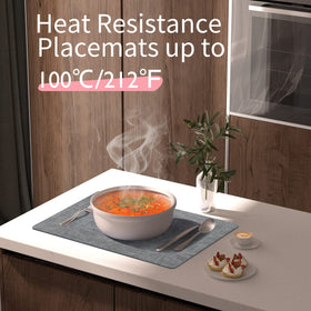 Maxpearl indoor-outdoor placemats endure spills and outdoor use with ease.