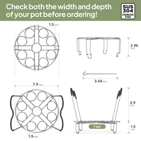 Maxracy stainless steel trivet with refined edge for durable use.