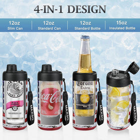 MAXSO 5-in-1 cooler keeps hot beverages warm for 4-6 hours