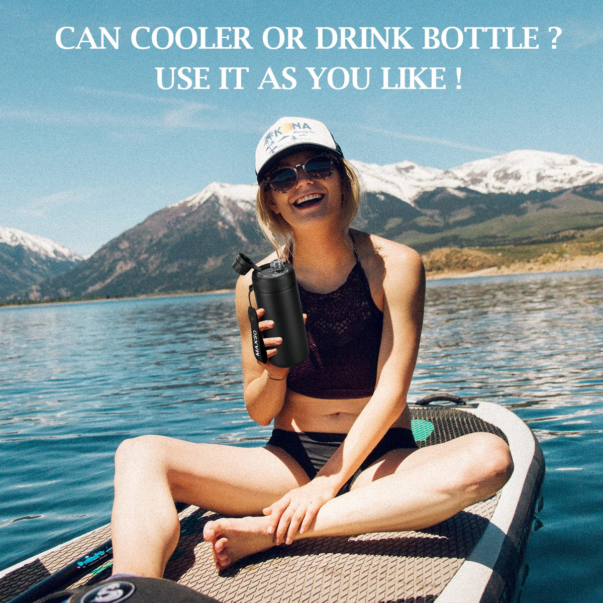 MAXSO Sealed Can Cooler Fizz Lid makes a practical gift for beach, camping, or picnics.