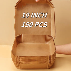 MAXTBEE 10-inch air fryer liner in basket prevents sticking and mess.