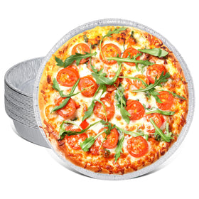 MAXTBEE 12-inch aluminum pizza pan with rim for even heat and crisp crust.