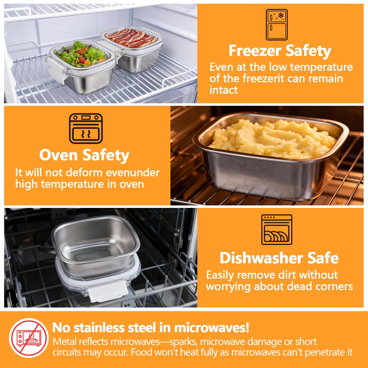 MAXTBEE multi-purpose snack and dip box for fruits, nuts, and sauces