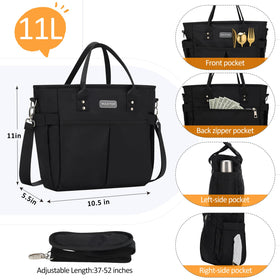 MAXTOP Lunch Bag leakproof closure helps prevent spills during transport.