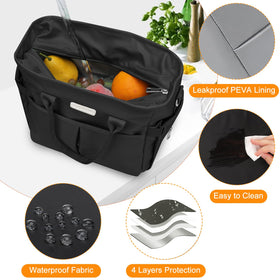 MAXTOP Lunch Bag removable shoulder strap offers flexible carrying options.