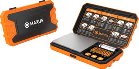 MAXUS pocket scale is ideal for on-the-go weighing of jewelry and coins.
