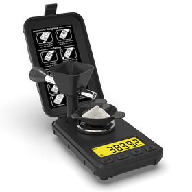 MAXUS reloading scale 50g display for precise powder measurement.