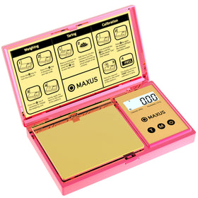 MAXUS compact design slips into pockets for on-the-go weighing.