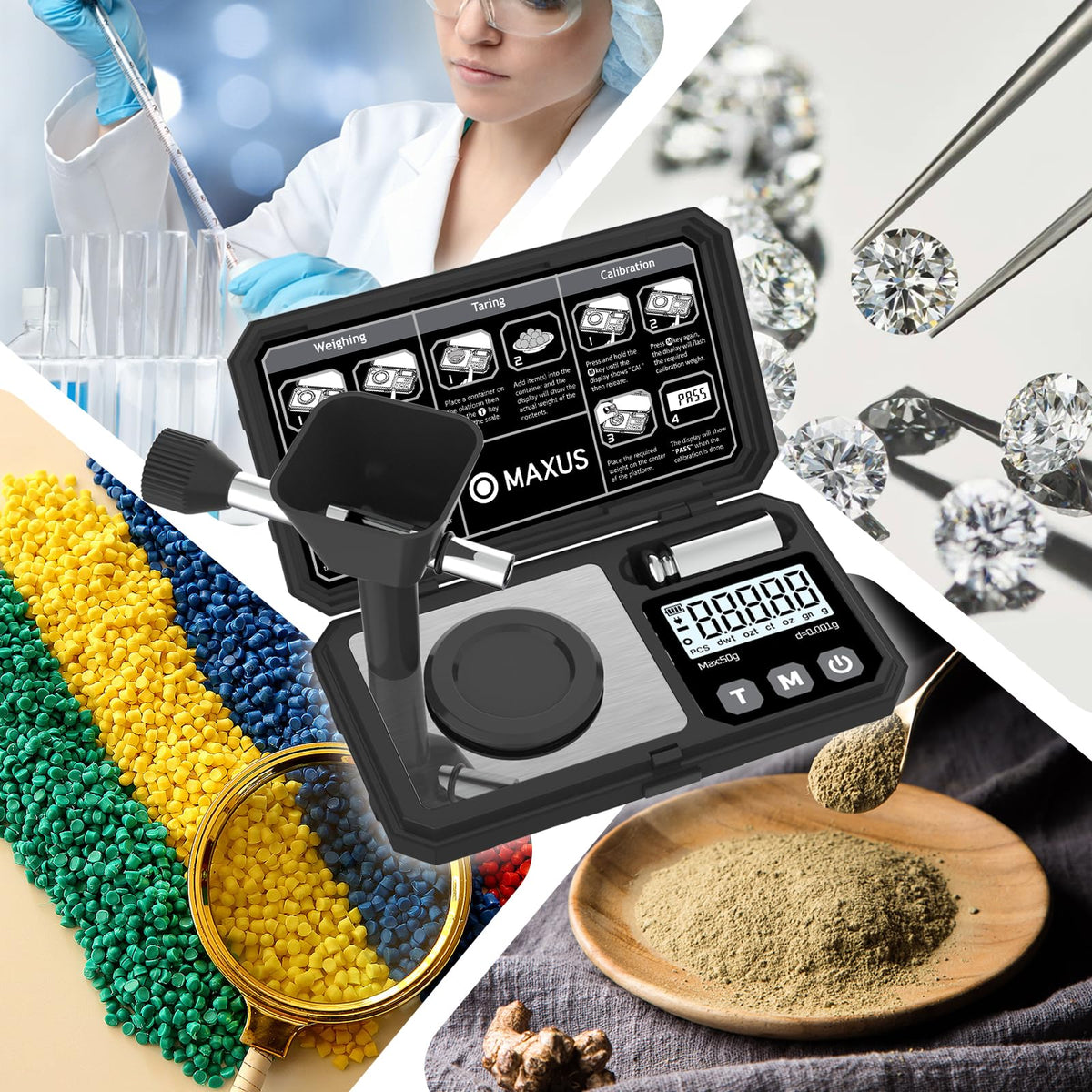 MAXUS compact design ideal for desktop and mobile setups.